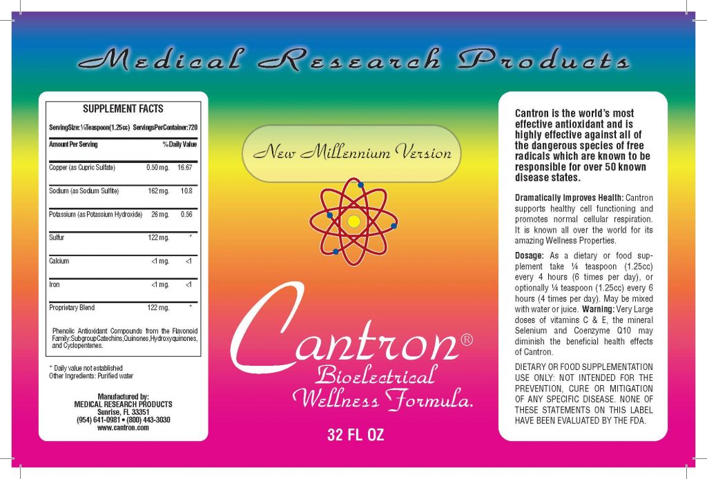 Cantron, Oral Liquid - Cantron