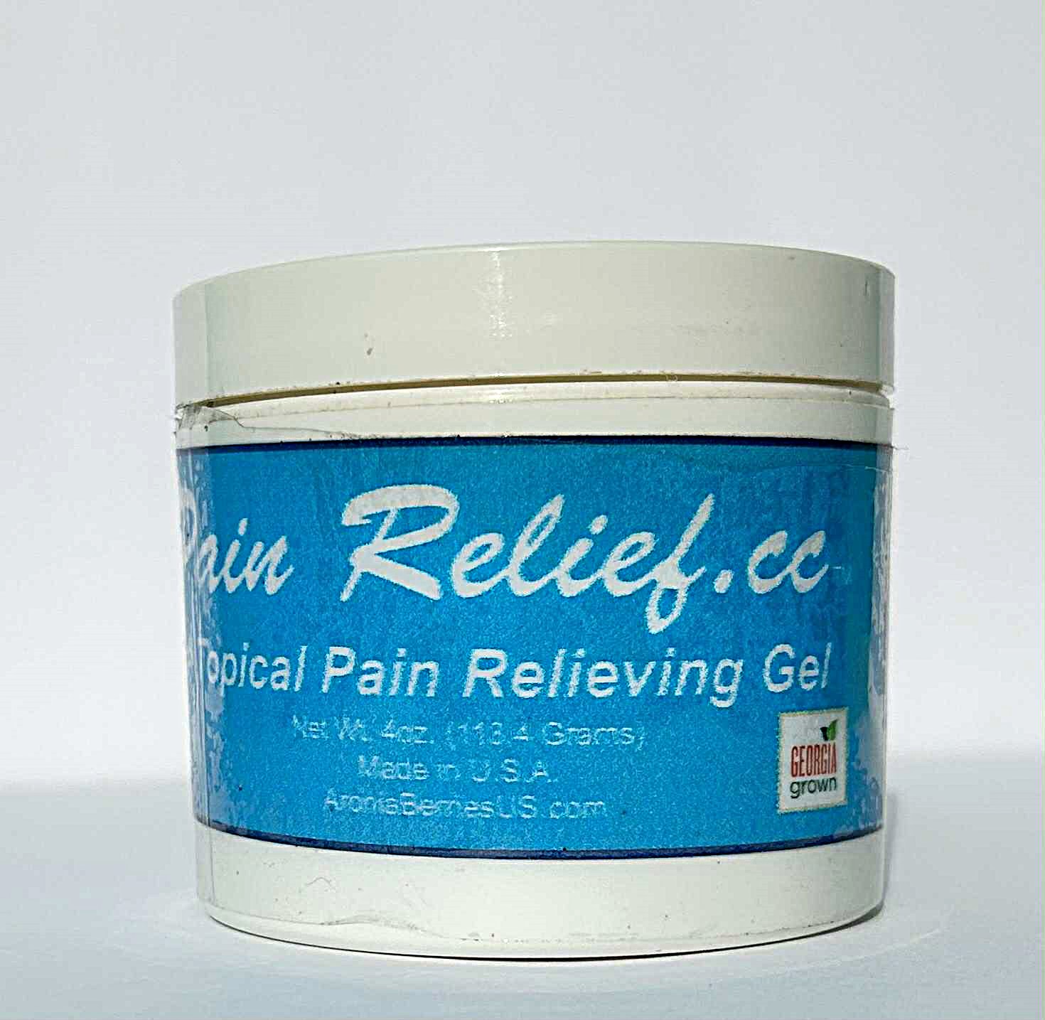 Pain Relief Gel.cc, 4 OZ Jar