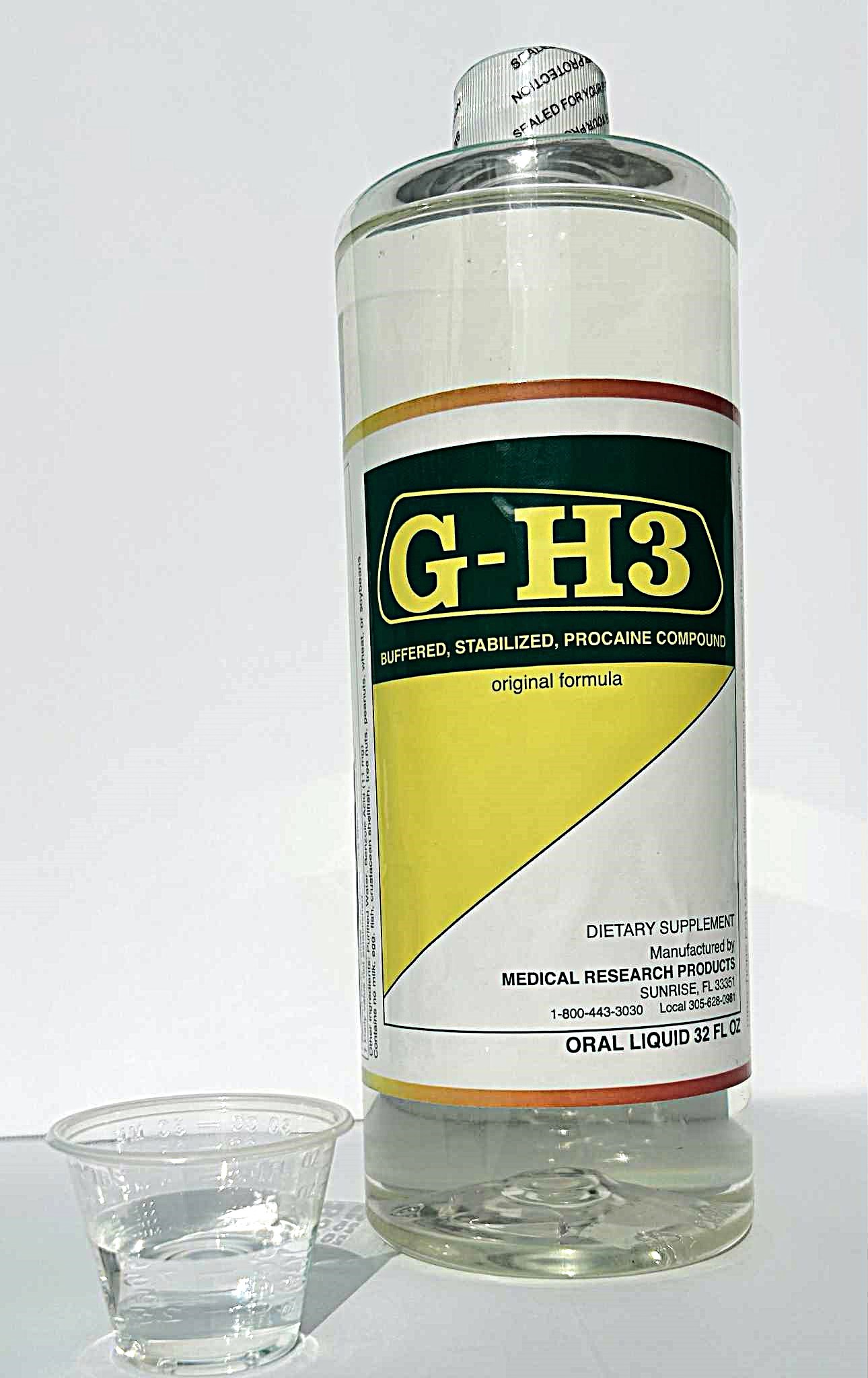 G-H3 (Gerovital H3), 32 FL OZ Liquid