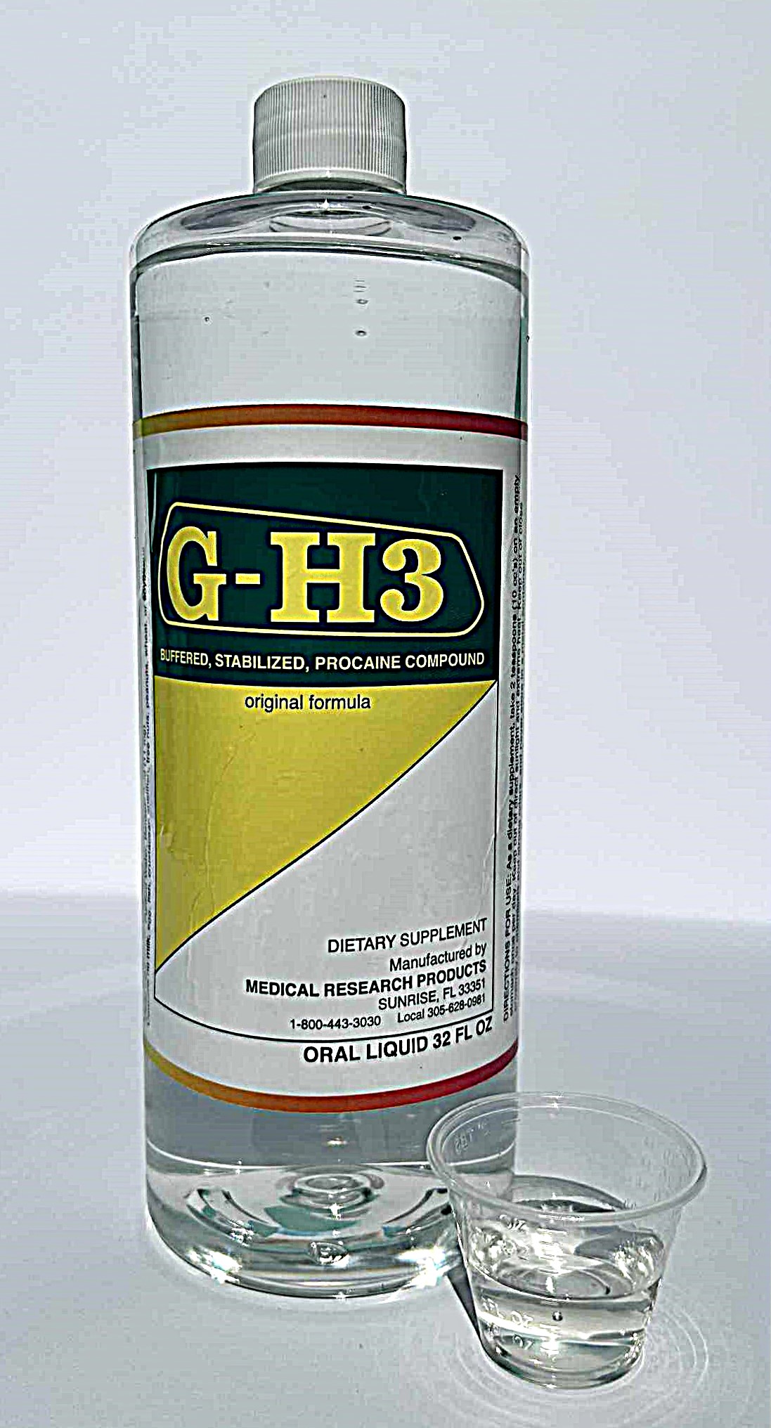 G-H3 (Gerovital H3), 32 FL OZ Liquid