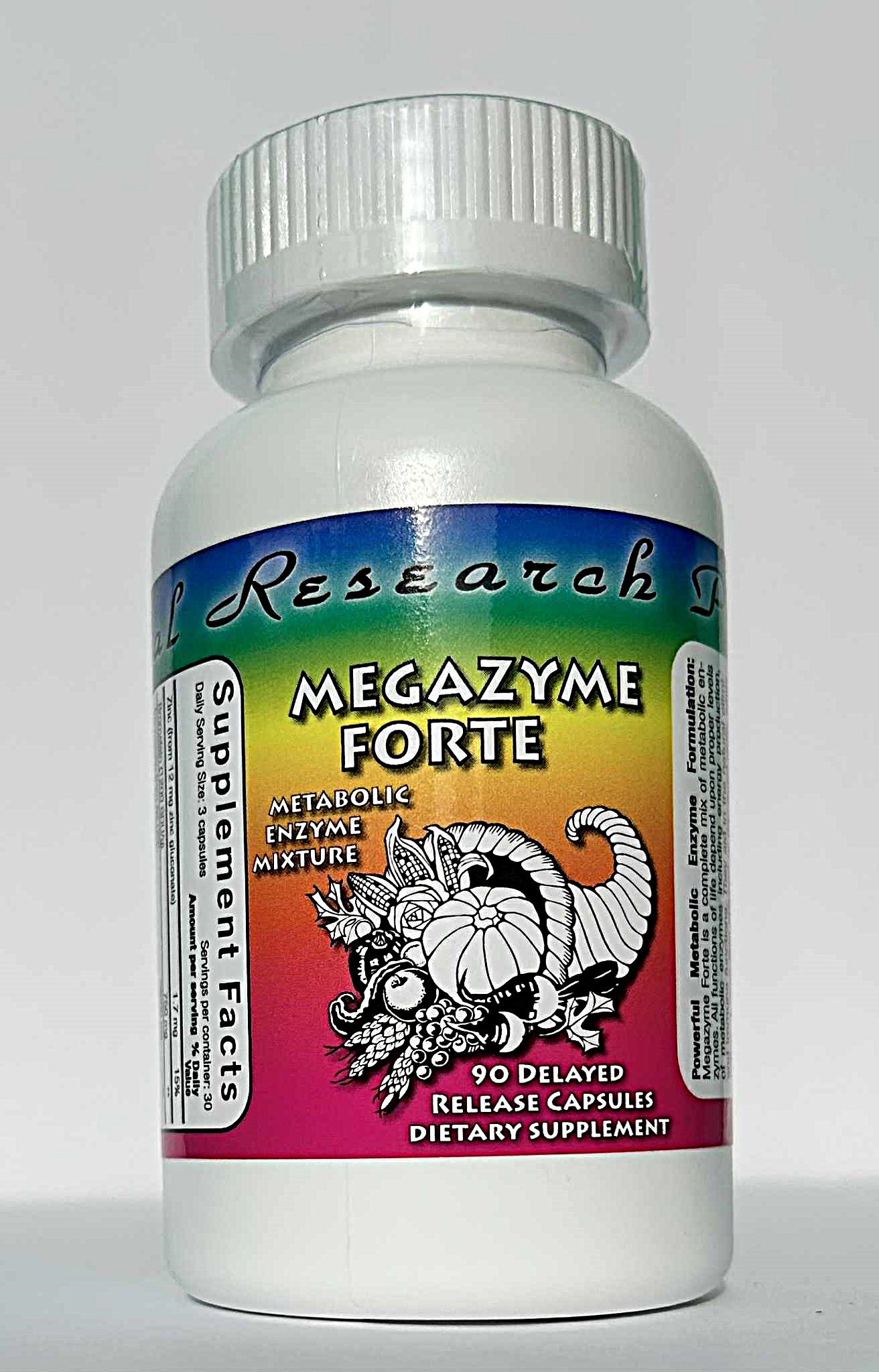 Megazyme Forte, 90 Delayed Release Capsules