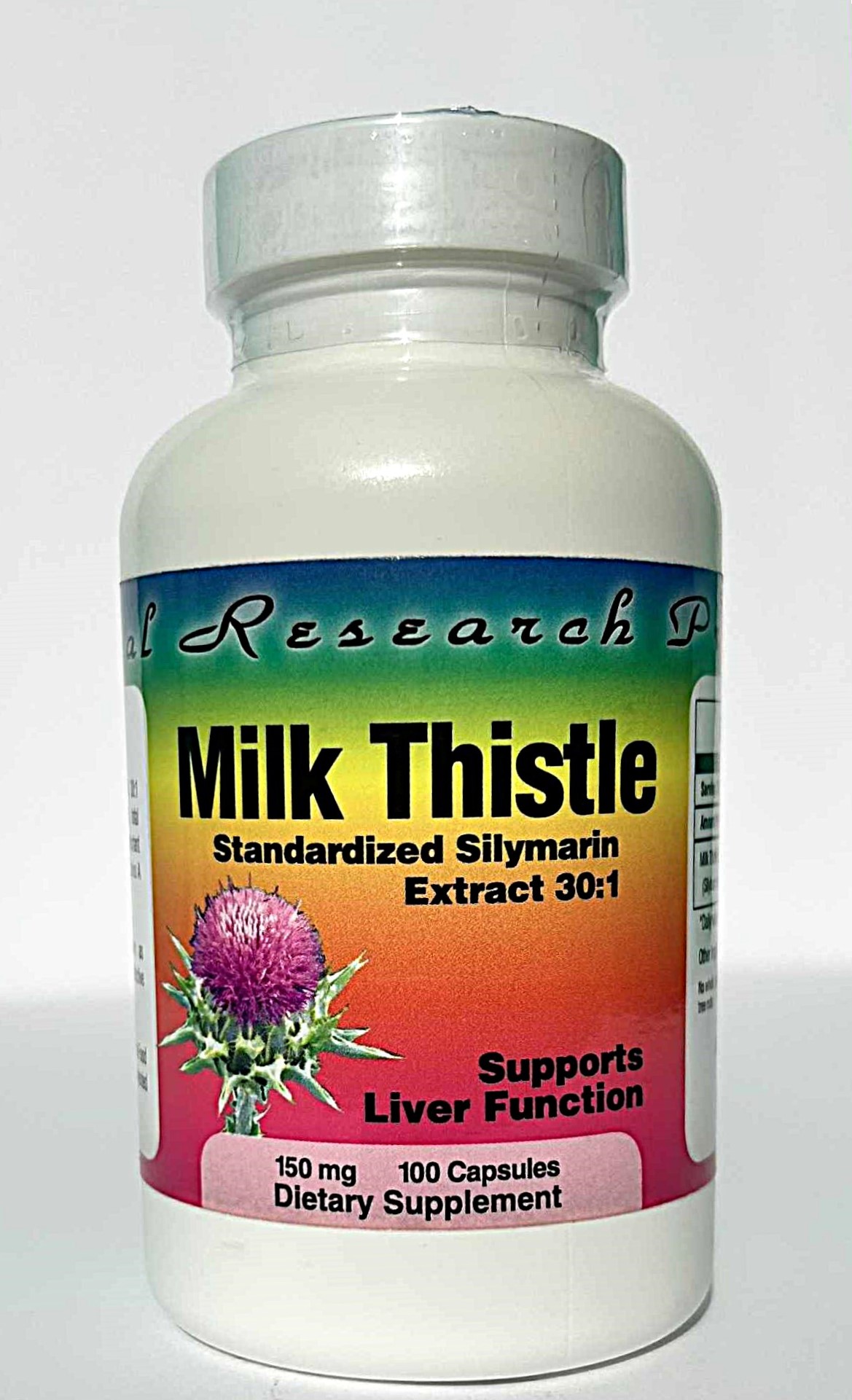 Milk Thistle Extract (Silymarin), 150 mg/100 Capsules