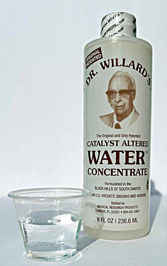 Dr. Willard's Catalyst Altered Water, 8 FL OZ CONCENTRATE (Makes 8 Gallons)